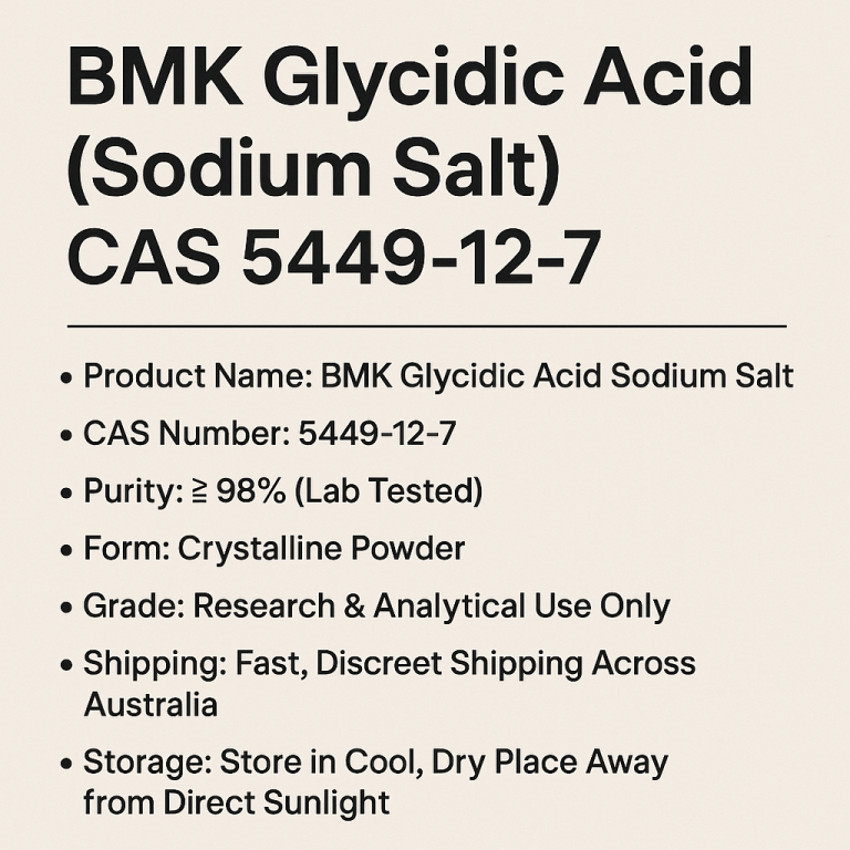 Buy BMK Glycidic Acid (Sodium Salt) – CAS 5449-12-7
